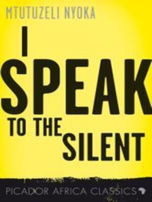 cover image of I Speak to the Silent
